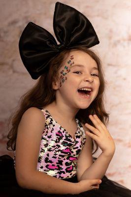 Leopard Sass petal dress