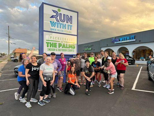 Run Group Infront of Run With It