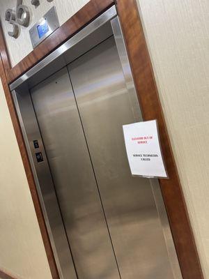 Elevator outages are common at Park Millennium.