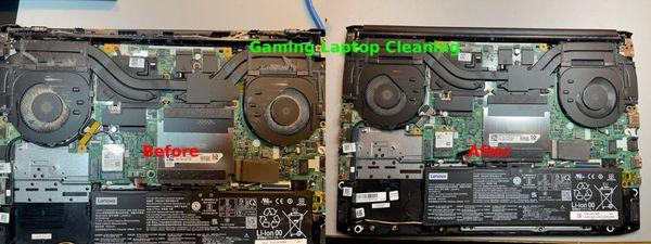Gaming Laptop cleaning Service.