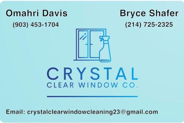 Crystal Clear Window