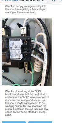 Showing what was done incorrectly