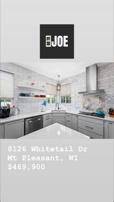 New listing in Caledonia. Professionally designed kitchen!