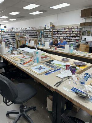 Advance pattern making class w Ian Chadwick.