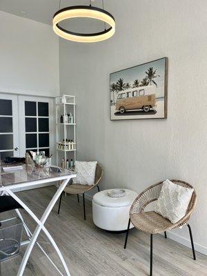 Beautiful boutique space to get your glow on.