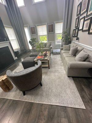 The rug after the cleaning