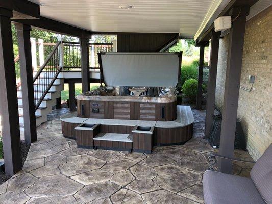 MI Backyard Hot Tubs Cottage & Cabin
