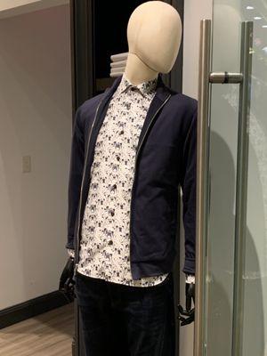 Made to measure suits and shirts - love this bulldog shirt