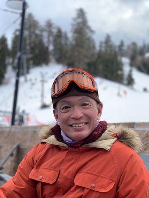 Chillin by the fires, slope side.