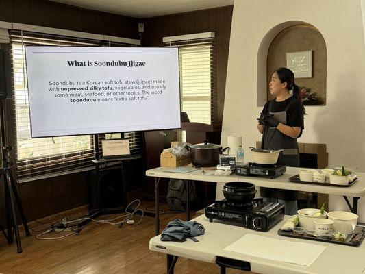 Cooking Class in church