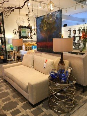 The most comfortable sofa ever! Available as an L-shaped sectional sofa, loveseat, and chair. Choose from many fabric options...