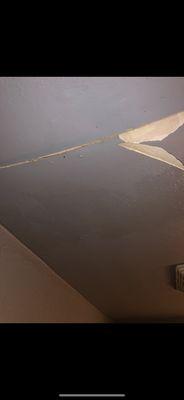 These are some photos I took. Wish i Could post more & videos.This was taken AFTER maintenance said they fixed leak in roof.