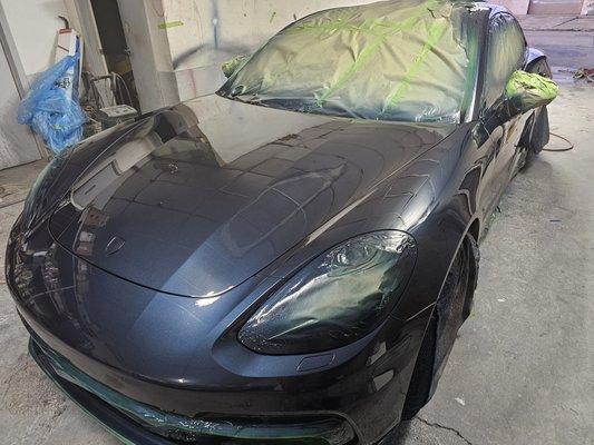 Hail damage repair.....