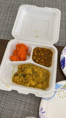 Halwa puri order - dont let the pictures fool you, sorry