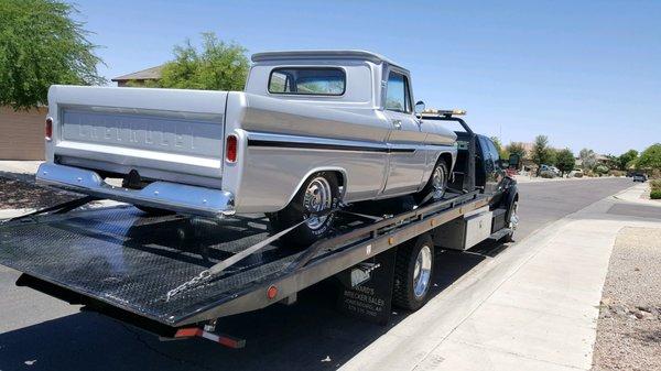 Towing a truck in Tempe