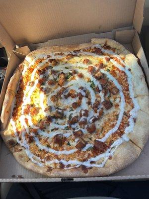 Buffalo chicken pizza