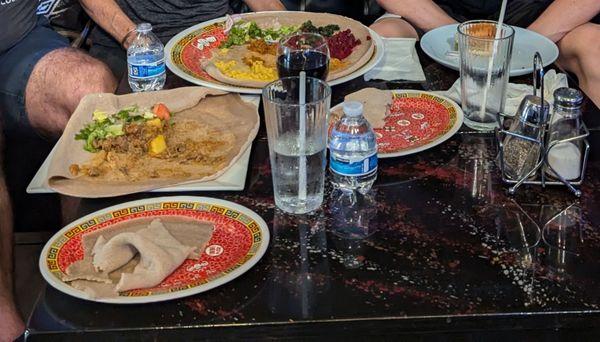 So much food. The vegi platter was excellent, but we enjoyed everything.