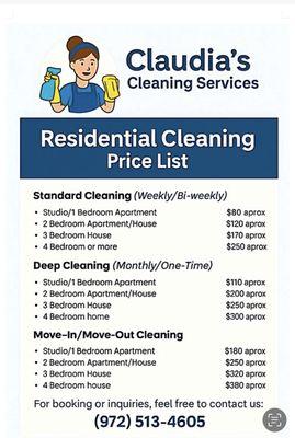 Claudias Casi Cleaning Services