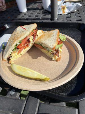 Cold Egg Salad Sandwich