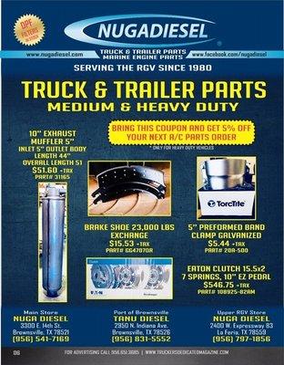Tanu Diesel Truck and Trailer Parts