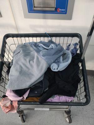 Disgusting human touched all my clothes and now I have to wash then all somewhere else.