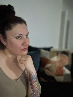 No need for makeup! Thank you I'm glad I was able to keep up with my self care.