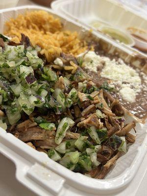 Carnitas Plate!