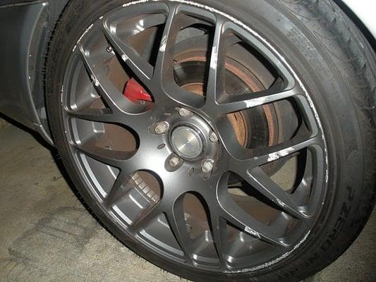 Here is what your wheels will look like after marcparc valet parks your car!