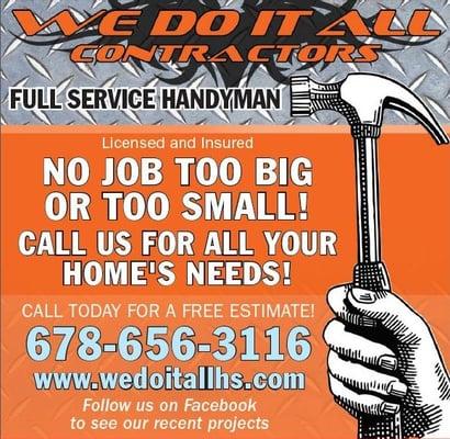 We Do It All Handyman Services