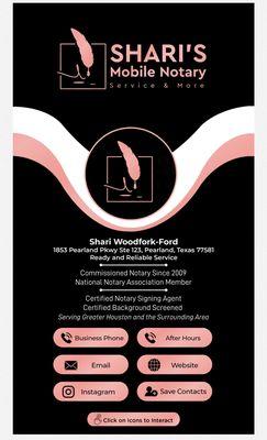 Shari’s Mobile Notary Service & More