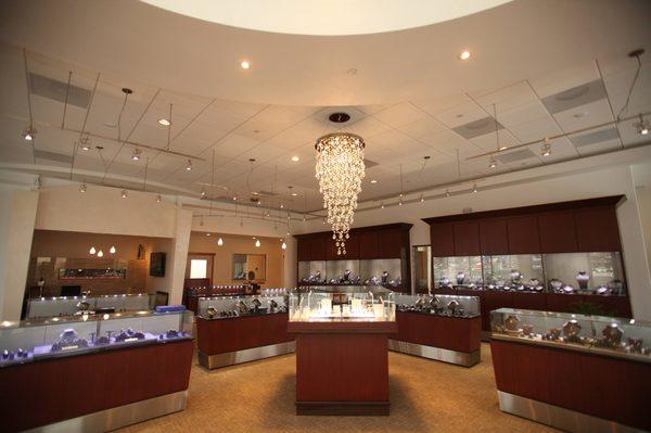 Welcome to our showroom at Jewelry Studio in Bozeman, Montana.