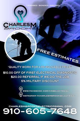 Charles M Brooks Electrical, LLC