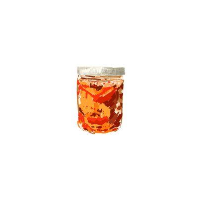 Painting of their really good kimchi ;-)