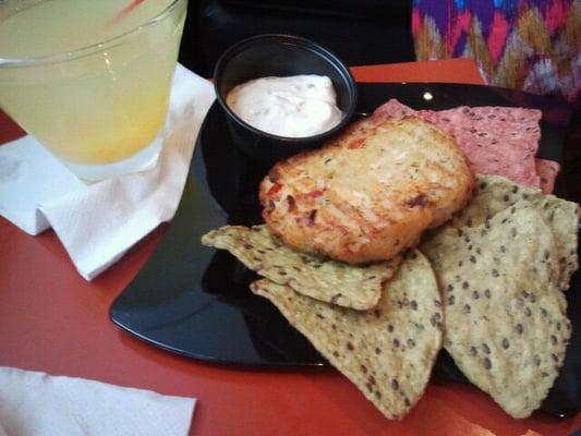 $10 crab cake- yes, one cake. It was tasty, however in this area there should have at the very least been two crab cakes served.