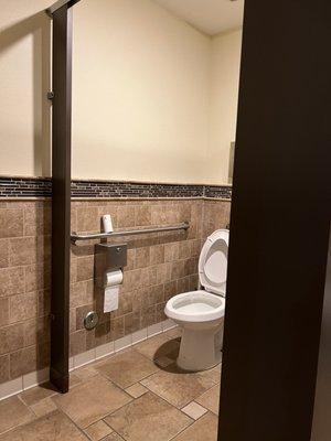 No door on bathroom stall