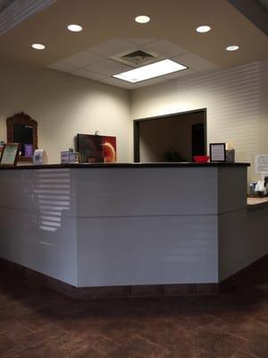 Receptionist desk