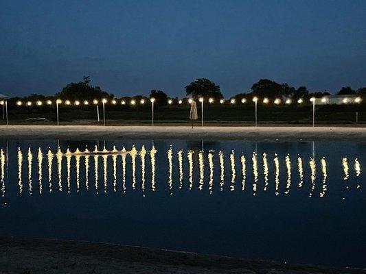 Lighted Swimming Pond