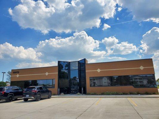 Beautiful Sky and Clouds above the Endodontic Associates building of Stephen Navarre.  8/19/2022