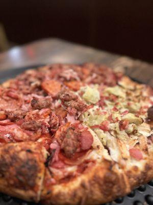 1/2 all meat & 1/2 chicken