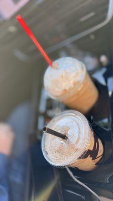 Blended dirty chai and mocha - what a treat!