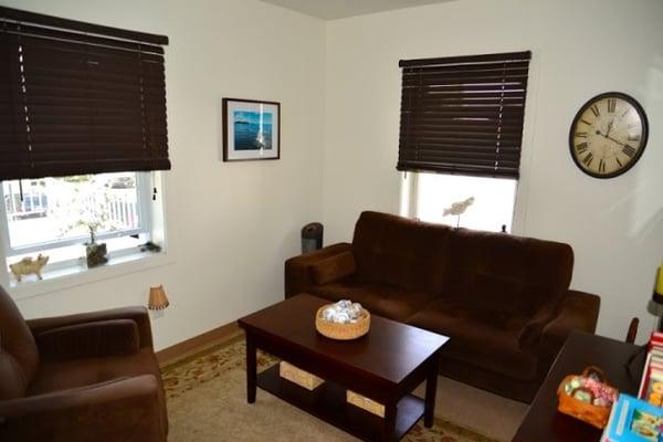 This is a small glimpse of the office - lots of light for positive thinking!