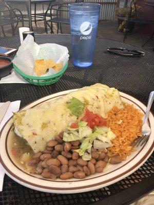 Asked for a veggie burrito and they delivered!