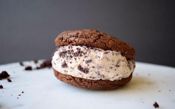 Double Chocolate Cookies & Cookies and Creme Ice Cream