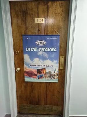 Entrance of iace office.