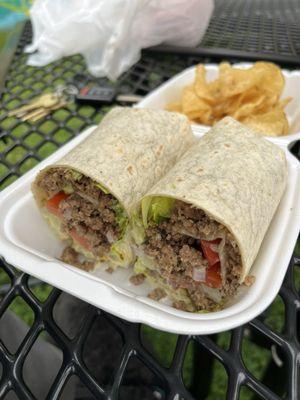 Cheeseburger Wrap