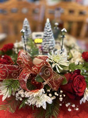 Centerpiece close up- lighted!