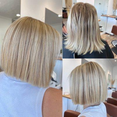 partial highlight retouch & refresh