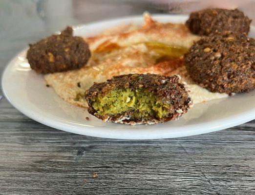 inside falafels