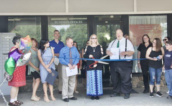 Ribbon cutting in August, 2021