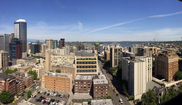 Best view from Floor 17 of the Cabrini Tower!